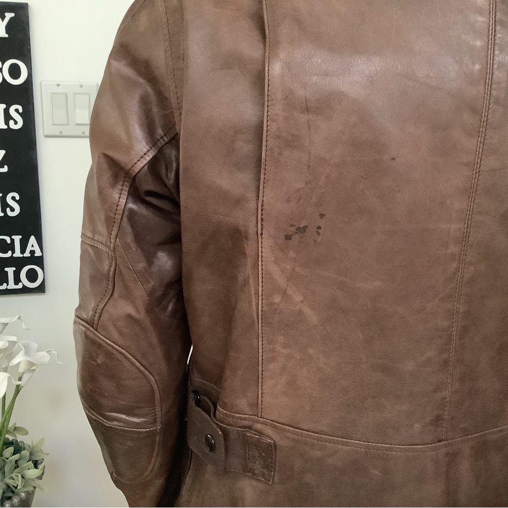 Men’s Ducati Scrambler Leather  EU52 Quattrotasche Jacket - Picture 4 of 9